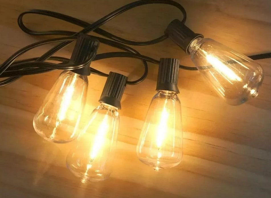 LUCES GUIRNALDAS SOLAR 10 LED 5 METROS PARA EVENTOS