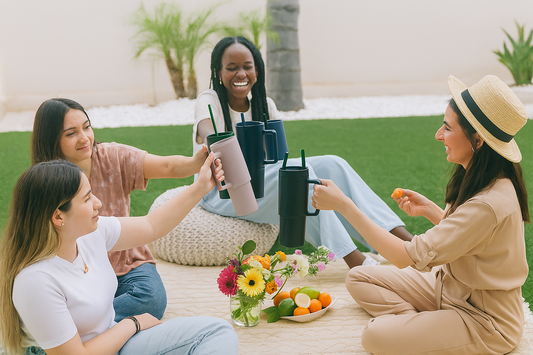 VASO TÉRMICO PREMIUM 900 ML AZUL MULTI