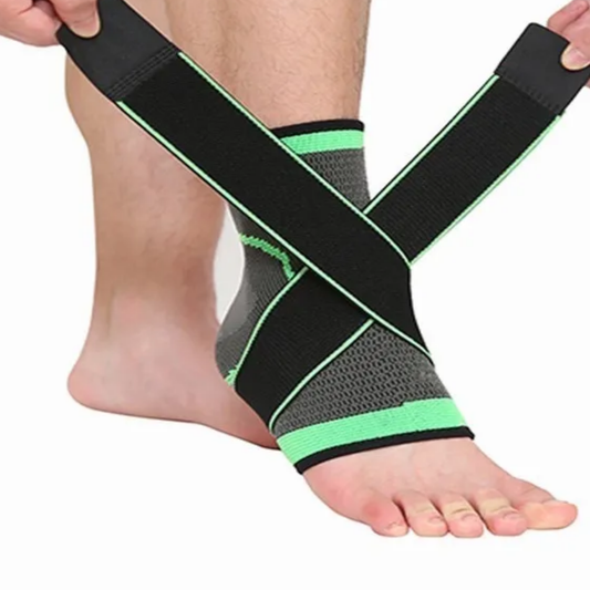 TOBILLERA ORTOPÉDICA DE COMPRESIÓN AJUSTABLE CORREA