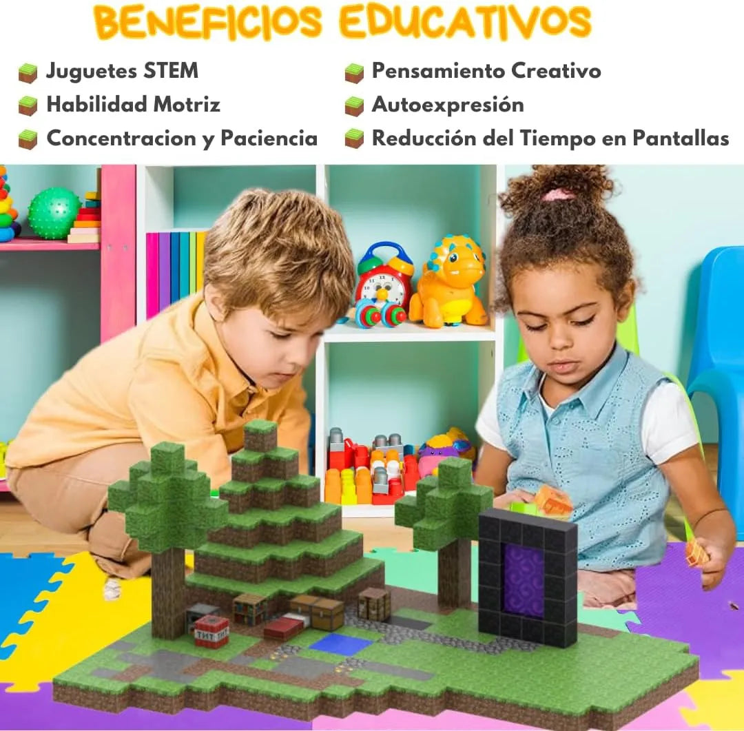 CYBER BLOQUES MAGNETICOS 75 PIEZAS PREMIUM 30% DESCTO