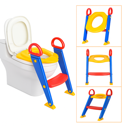 ADAPTADOR DE WC CON ESCALERA PARA NIÑOS