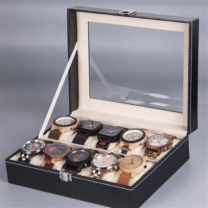 JOYERO EXHIBIDOR DE RELOJES 10 ESPACIOS