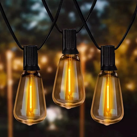 LUCES GUIRNALDAS SOLAR 10 LED 5 METROS PARA EVENTOS