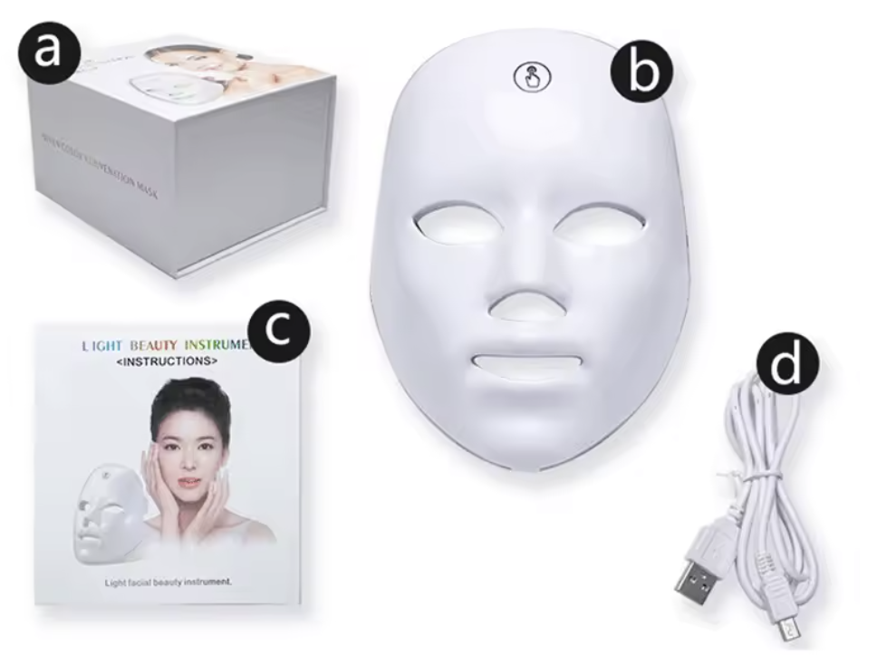 Máscara Led para terapia para la piel