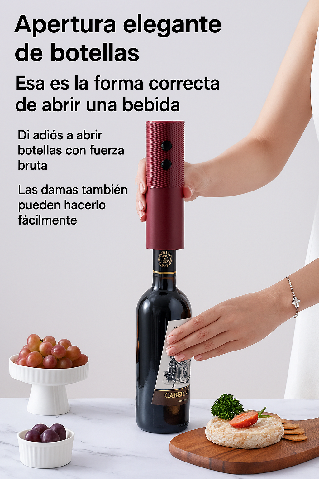 ABRIDOR DE BOTELLAS DE VINO ELÉCTRICO