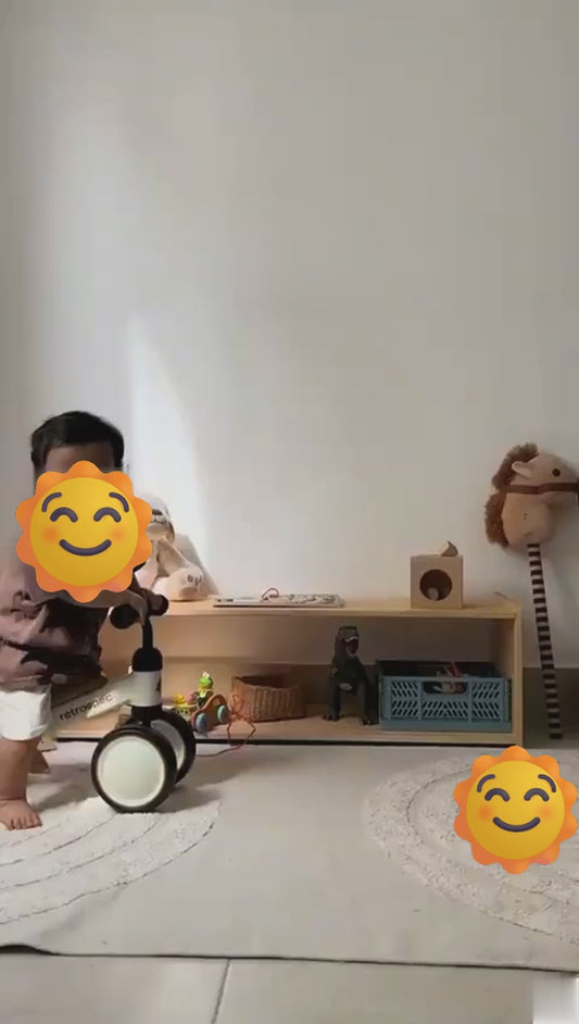 CYBER 🛒⏰  50% DESCTO - BICICLETA DE APRENDIZAJE 4 RUEDAS NIÑOS